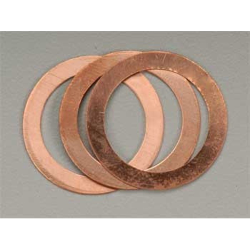 TRAXXAS 5292 Gaskets, cooling head: 0.20, 0.30, 0.40mm (1 each) (0.30mm stock) (TRX 3.3)