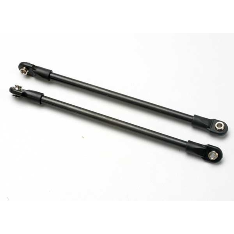 TRAXXAS 5319 Push rod (steel) (assembled with rod ends) (2) (black) (use with #5359 progressive 3 rockers)