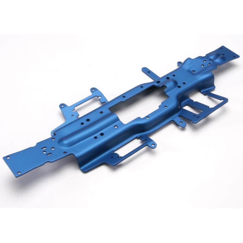 TRAXXAS 5322X Chassis, Revo 3.3 and Slayer Pro (extended 30mm) (3mm 6061-T6 aluminum) (anodized blue)