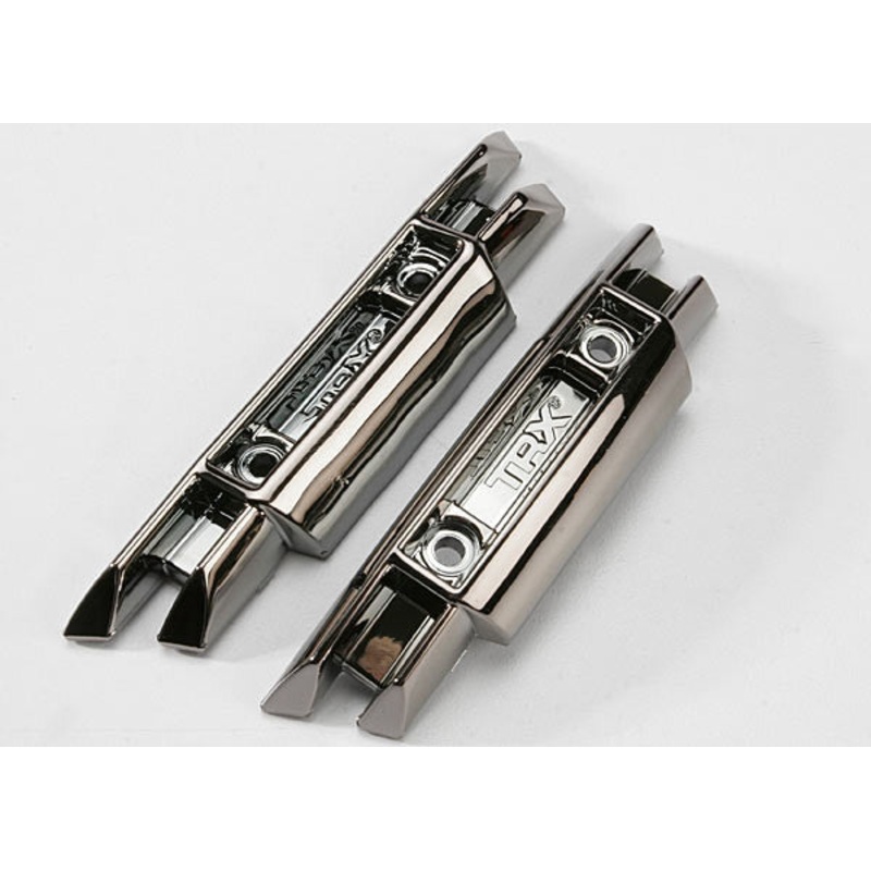 TRAXXAS 5335X Bumpers Front & Rear Black Chrome