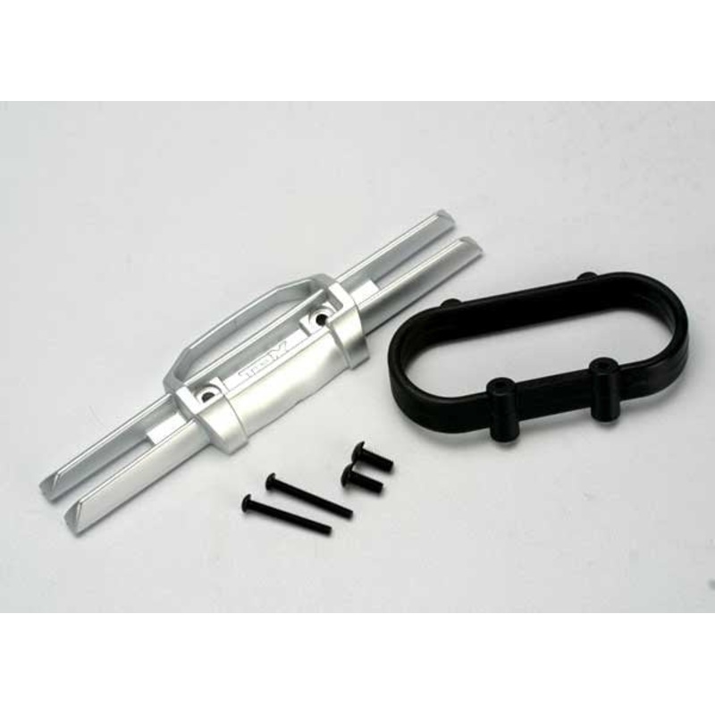 TRAXXAS 5336 Bumper, rear/ bumper mount, rear/ 4x10mm BCS (2)/ 3x25mm BCS (2)