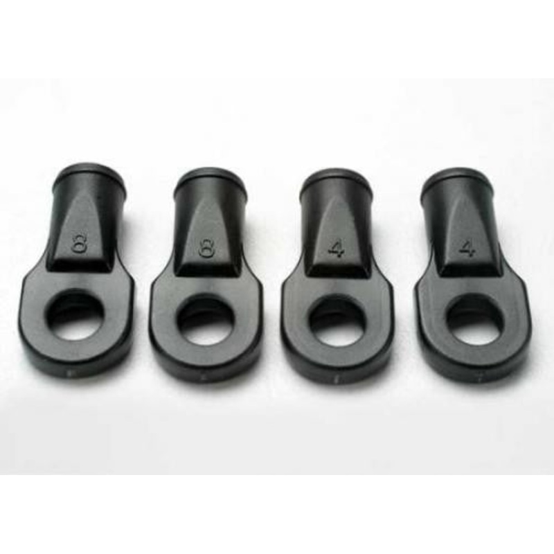 TRAXXAS 5348 Rod ends, Revo (large, for rear toe link only) (4)