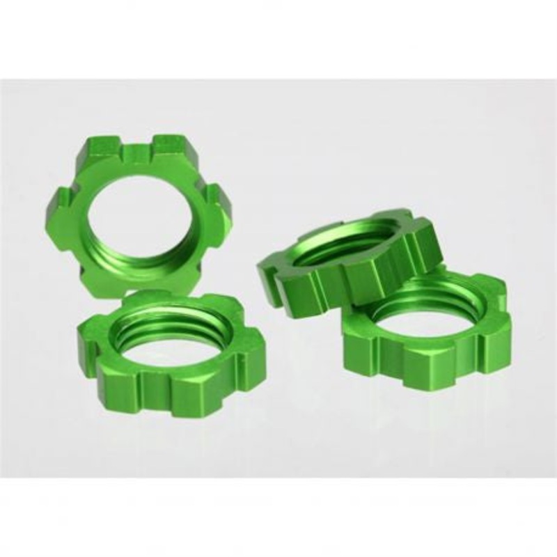 TRAXXAS 5353A Wheel Nuts 17mm Splined Green