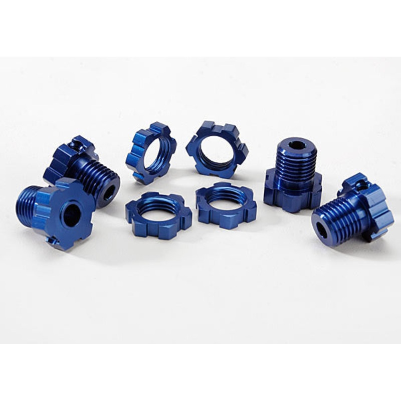 TRAXXAS 5353X Wheel Hubs Splined 17mm Blue