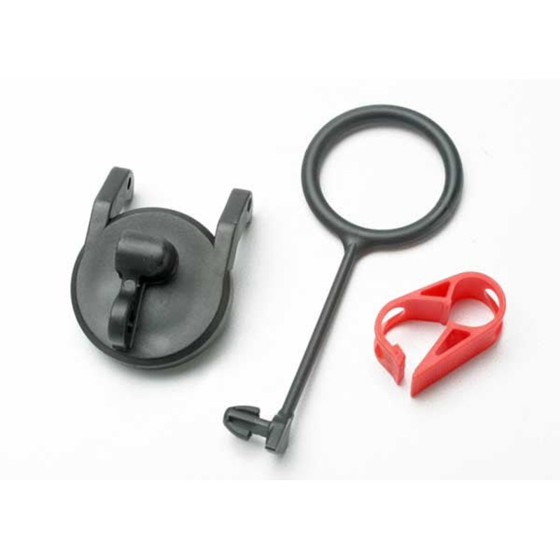 TRAXXAS 5367 Pull ring, fuel tank cap (1)/ engine shut-off clamp (1)