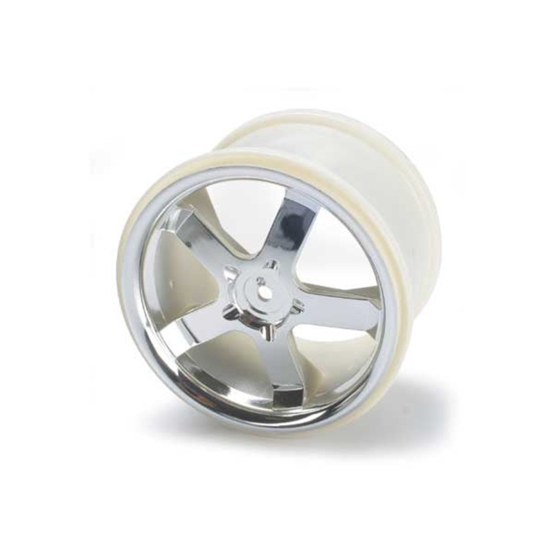 TRAXXAS 5373 Chrome Wheels Hurricane 3.8 Mx/Revo