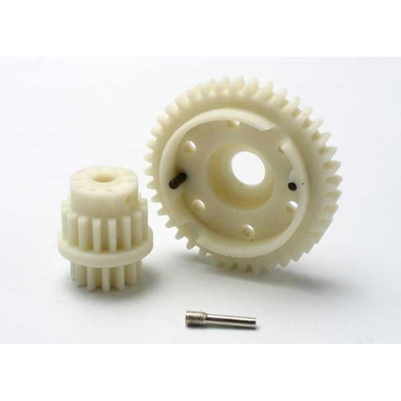 TRAXXAS 5383 Gear set, 2-speed close ratio (2nd speed gear 40T, 13T-16T input gears, hardware)