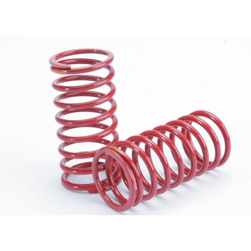 TRAXXAS 5437 Spring, shock (red) (GTR) (3.2 rate orange) (1 pair)