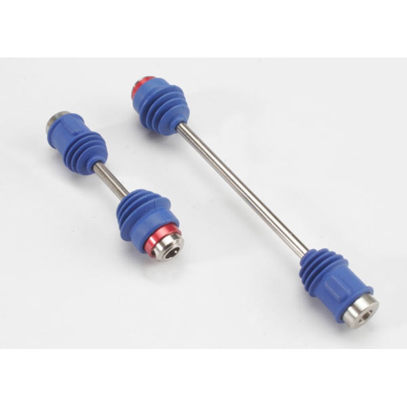 TRAXXAS 5151R Driveshafts, center E-Maxx (steel constant-velocity) front (1)/ rear (1) (assembled with inner and outer dust boots, for 3905 E-Maxx)