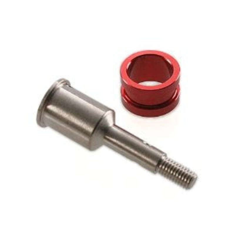 TRAXXAS 5166 Stub Axle(1), Axle Sleeve(1) Revo/Maxx (steel constant-velocity driveshaft)