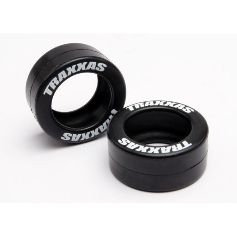 TRAXXAS 5185 Rubber Tires Wheelie Bar Wheels (2) : SLASH 2WD, RUSTLER, STAMPEDE 2WD, STAMPEDE 4x4
