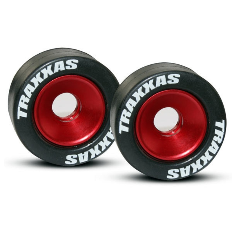 TRAXXAS 5186 Wheels Bar Wheelie Aluminum Red