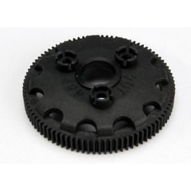 TRAXXAS 4690 Spur Gear 48P 90T Spur gear, 90t (48-pitch) : (stock spur gear for brushed Slash 2WD and Stampede 2WD)  TRA4690