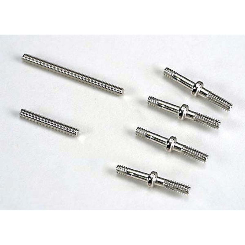 TRAXXAS 4841 Tie rods/ upper camber rods (rear) (24mm turnbuckles) (4)/ draglink, 36mm (threaded rod)