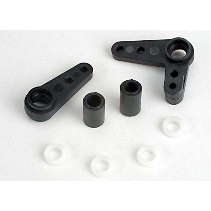 TRAXXAS 4843 Bellcranks (l&r)/ bellcrank post spacers (2) *DISC
