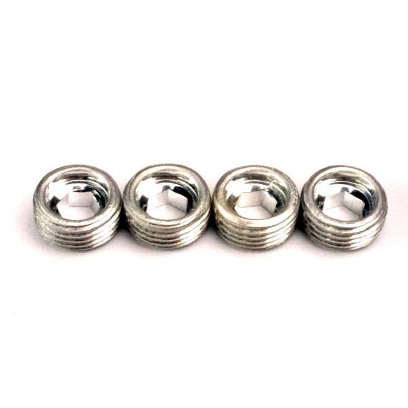 TRAXXAS 4934 Aluminum caps, pivot ball (4)