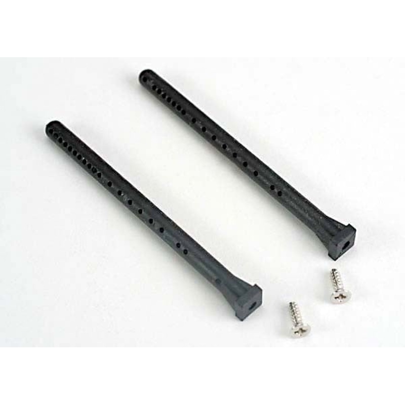 TRAXXAS 4214 Front body mounting posts (2) w/ screws