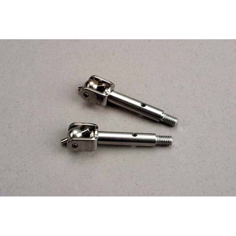 TRAXXAS 4253 Stub axles, rear (2) (assembled with U-joints)