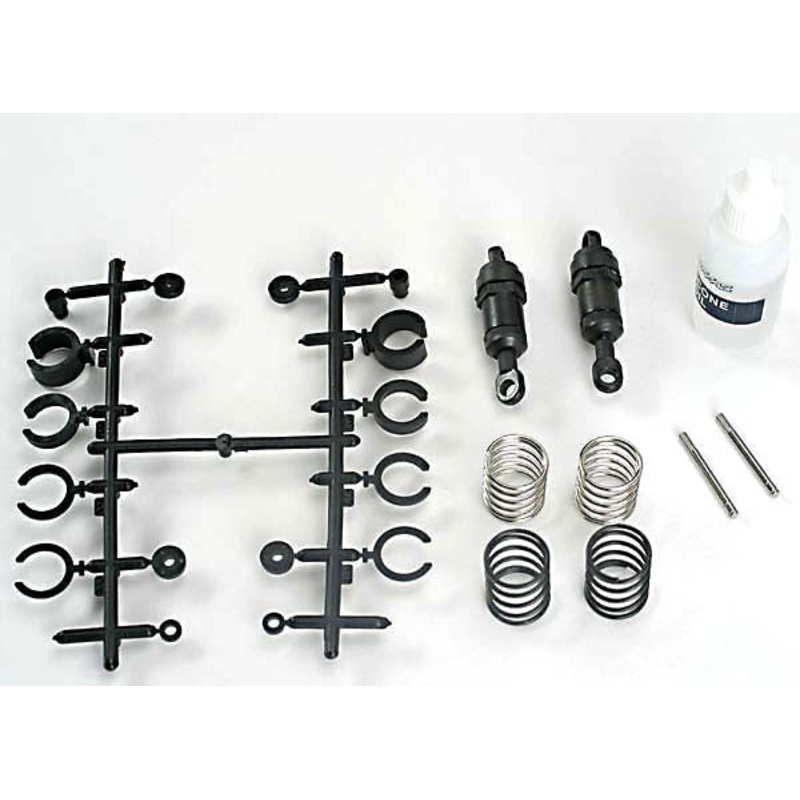 TRAXXAS 4260 Ultra Shocks (black) (short) (complete w/ spring preload spacers & springs) (2) *DISC