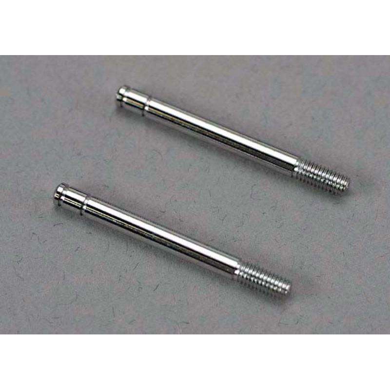 TRAXXAS 4262 Shock shafts, steel, chrome finish (32mm) (2)