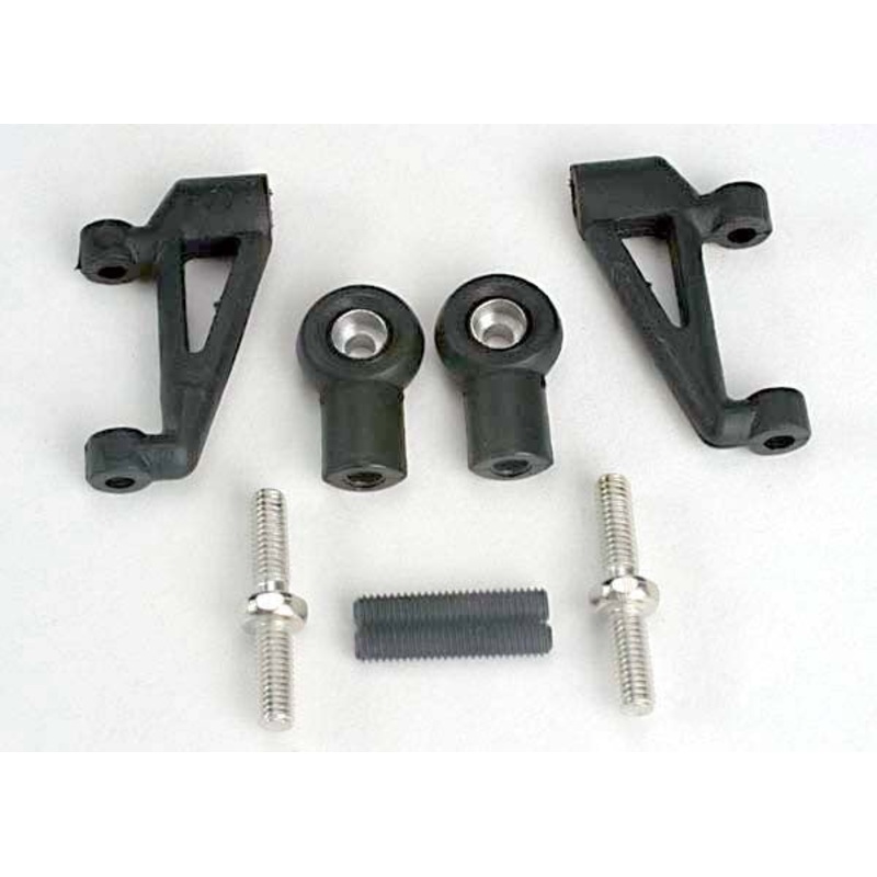 TRAXXAS 4332 Control arms, upper (2)/ upper rod ends (with ball joints installed) (2)/ 4x20mm set (grub) screws (2)