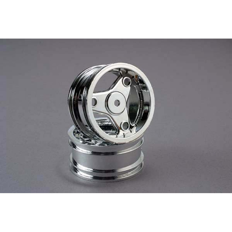 TRAXXAS 4372 Wheels Chrome Three-Spoke