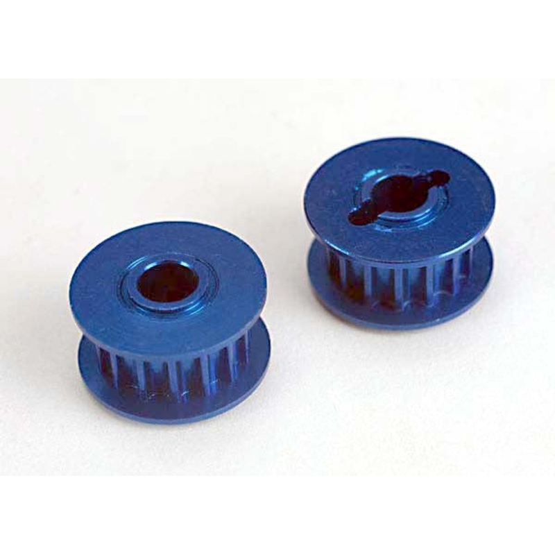 TRAXXAS 4395X Pulleys 15-Groove Front Rear Blue