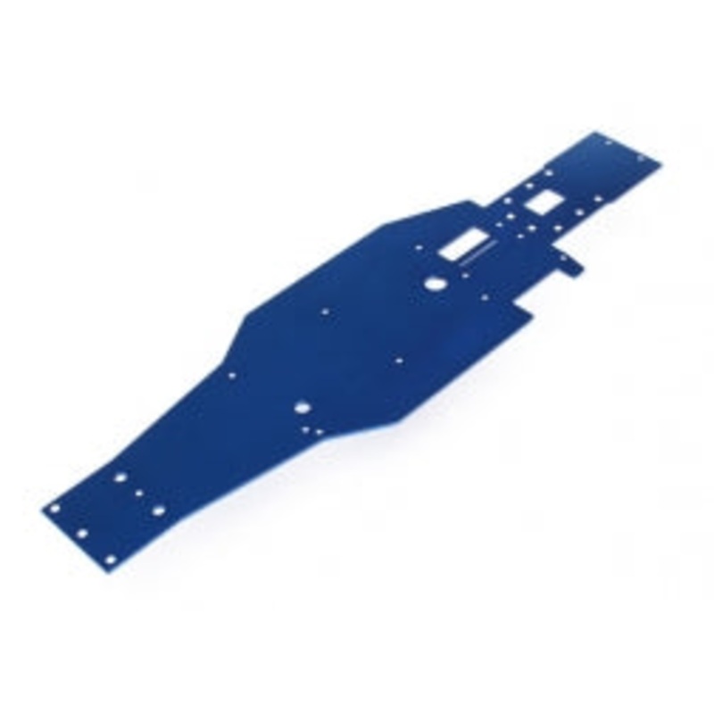 TRAXXAS 4422 Chassis Lower Blue-Anodized,T6 Aluminum