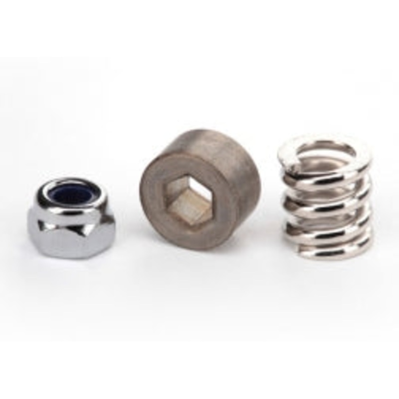 TRAXXAS 4494 Slipper tension spring (high rate)/ spur gear bushing & locknut