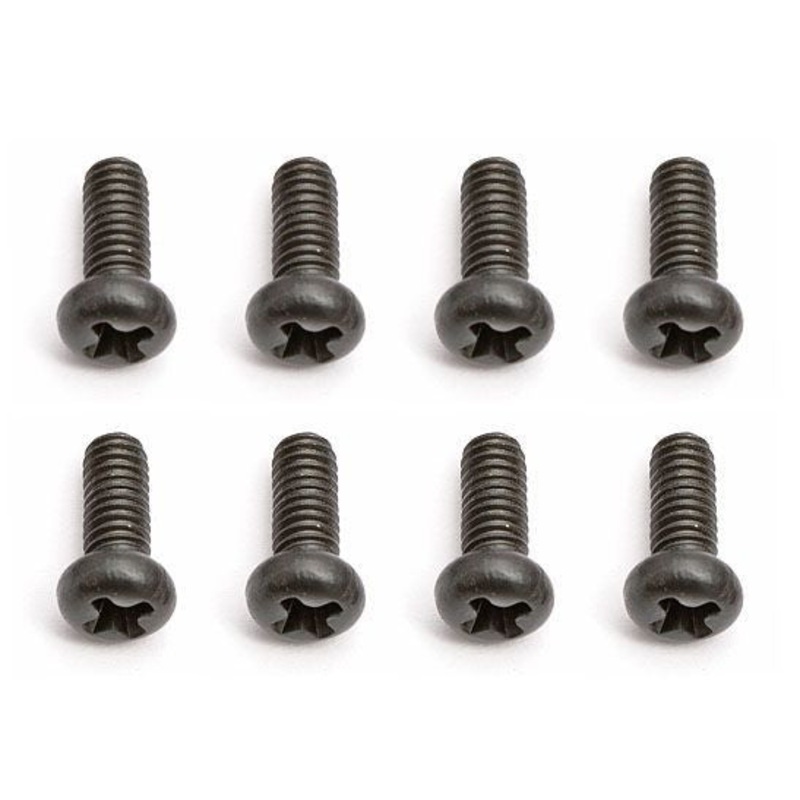 ASSOCIATED 21133 Button Head Phillips Screw M2.5x6 RC18T *DISC*