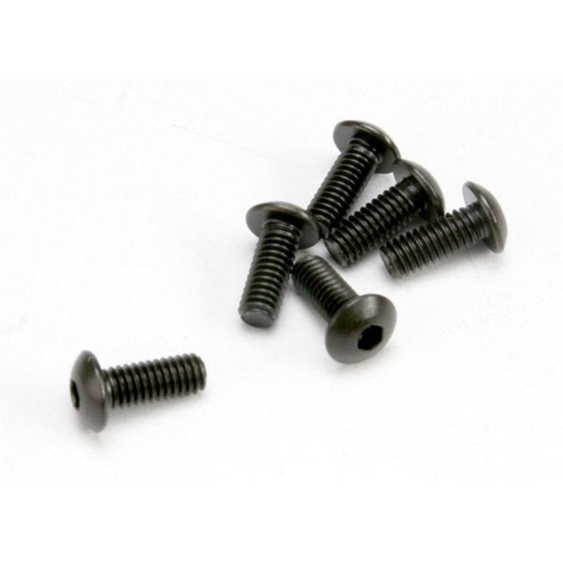 TRAXXAS 3936 Screws, m4x10mm button-head machine (hex drive) (6)
