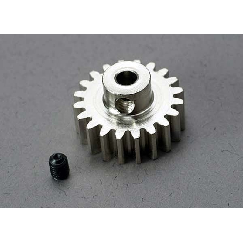 TRAXXAS 3950 Gear, 20T pinion 32p (mach. steel)/ set screw : SLASH 4X4, STAMPEDE 4X4 TRA3950