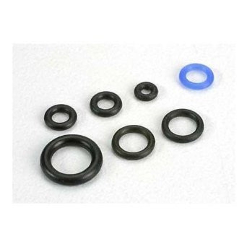 TRAXXAS 4047 O-ring set: for carb base/ air filter adapter/high-speed needle (2)/ low-speed spray bar (2)