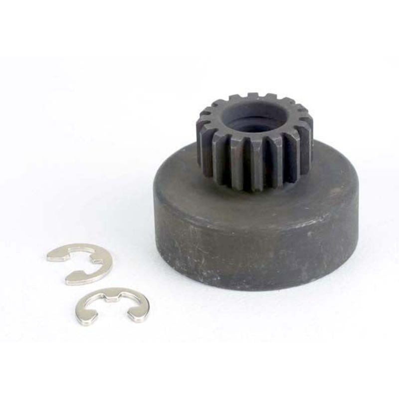TRAXXAS 4116 Clutch bell, (16-tooth)/5x8x0.5mm fiber washer (2)/ 5mm E-clip (requires #2728 - ball bearings, 5x8x2.5mm (2)
