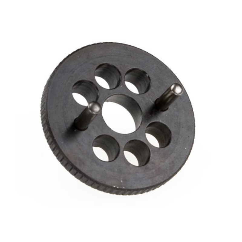 TRAXXAS 4142R Flywheel, 30mm steel (w/pins) (TRX 2.5, 2.5R, 3.3) (use with lower engine position and starter box on Jato)