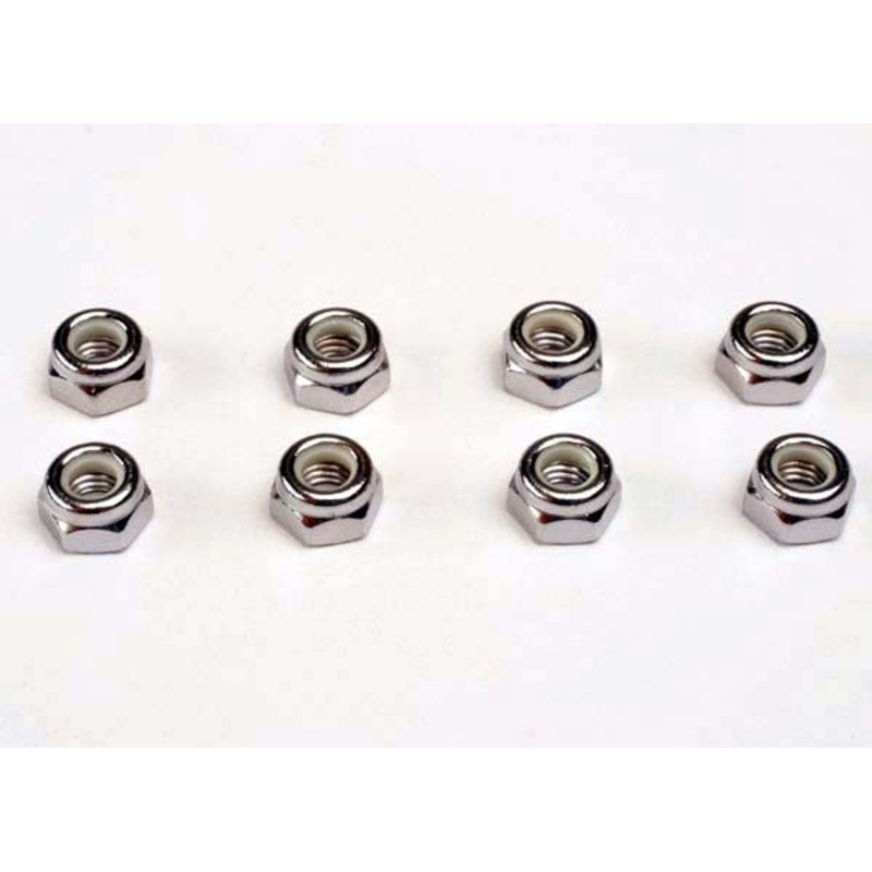 TRAXXAS 4147 5mm Nylon Locking Nut (8)