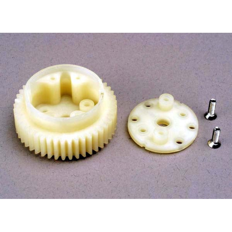 TRAXXAS 4181 Differential Gear (45-Tooth)/ Side Cover Plate & Screws