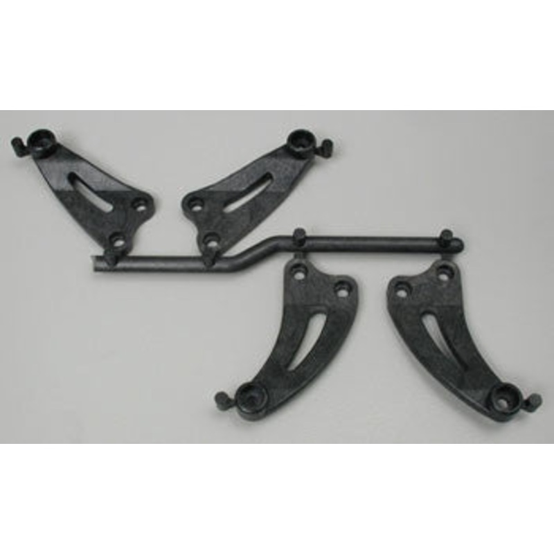 ASSOCIATED 3879 Front/Rear Chassis Braces TC3