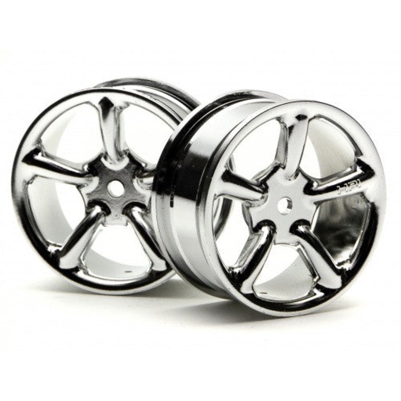 HPI 3737 Type R5 Wheel 24mm Chrome *DISC*