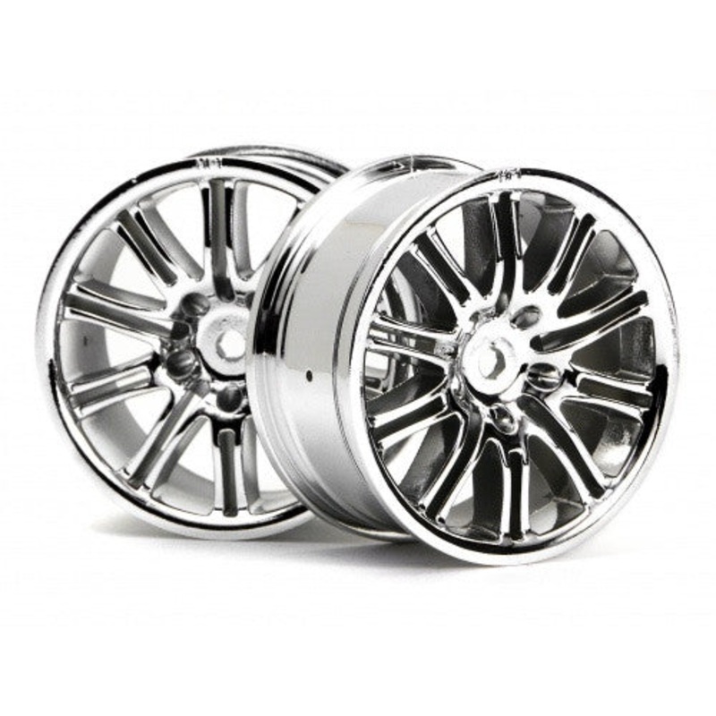 HPI 3772 10-Spoke Sport Wheel 26mm Chrome