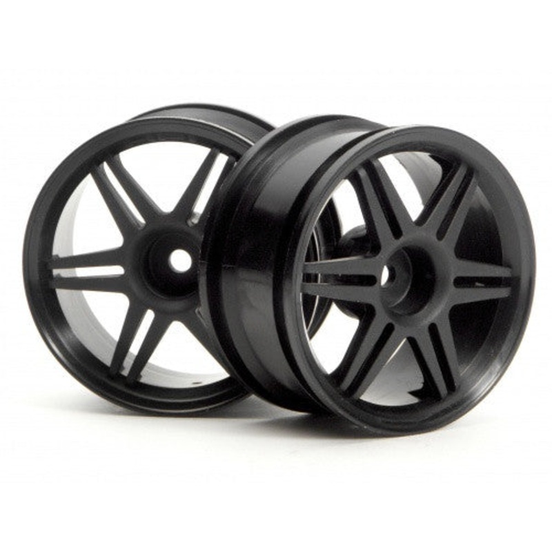 HPI 3801 12-Spoke Corsa Wheel 26mm Black *DISC*