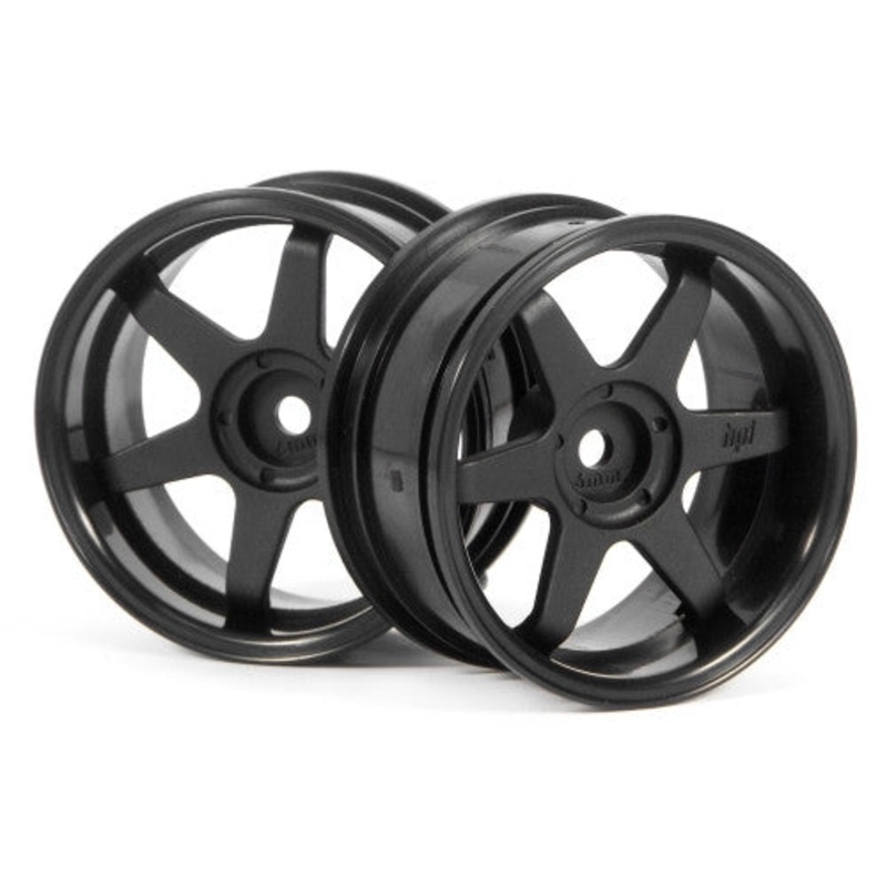 HPI 3846 TE37 Wheel 26mm Black 6mm Offset/26mm Tire