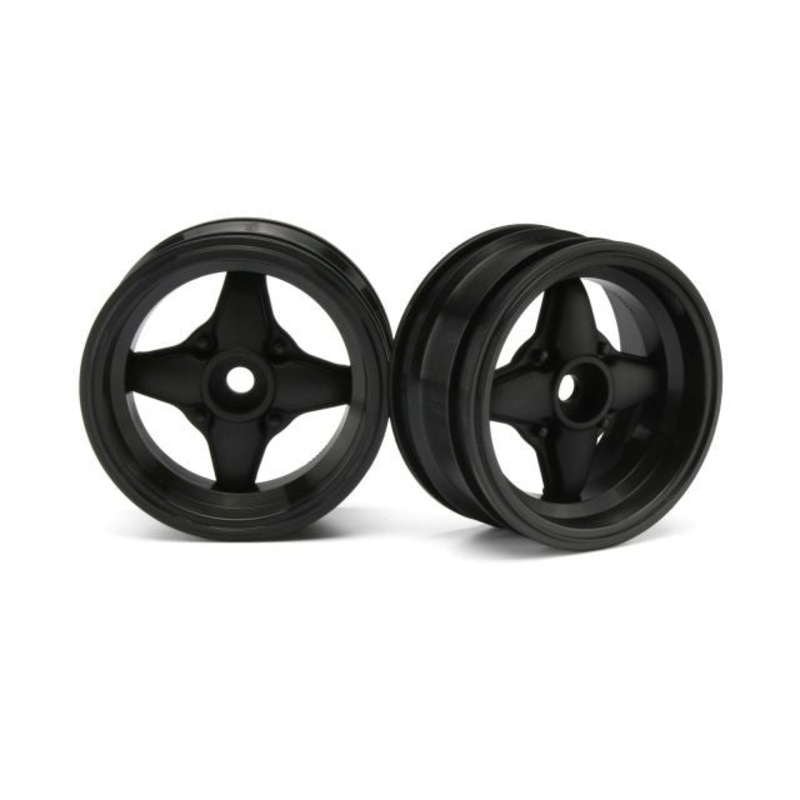 HPI 3906 MX60 4-Spoke Wheel 3mm Offset Black *DISC*