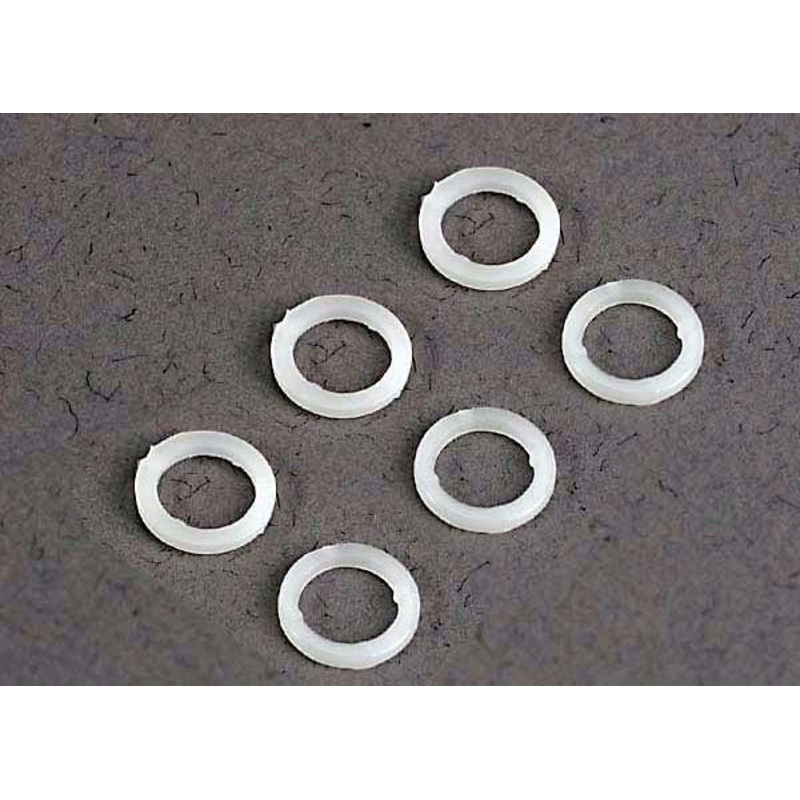 TRAXXAS 3685 White plastic washers (5x8x1.0mm) (6)