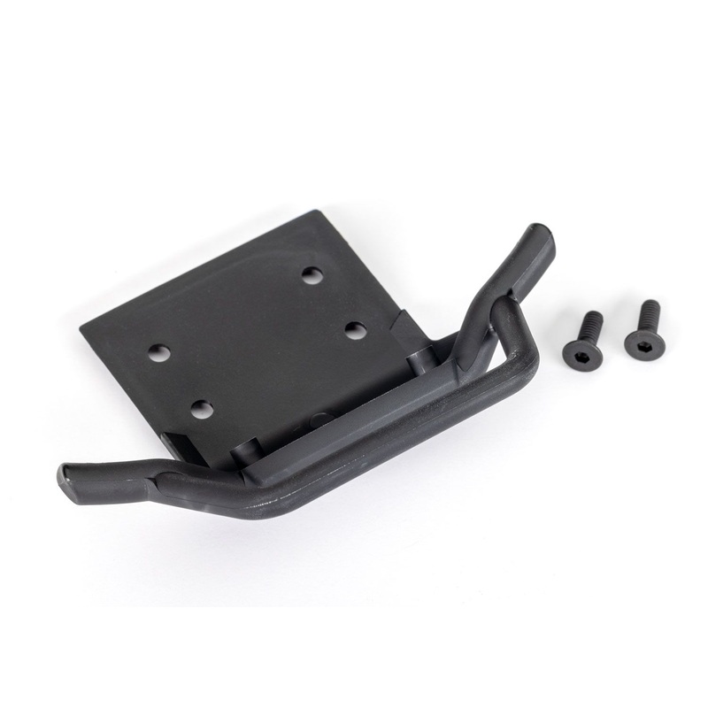 TRAXXAS 3735 Bumper, front/ 4x12 CCS (2) (fits 2WD Rustler or Bandit) (for LED light kit installation)