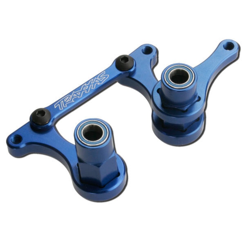 TRAXXAS 3743A Steering Bellcranks Aluminum Blue