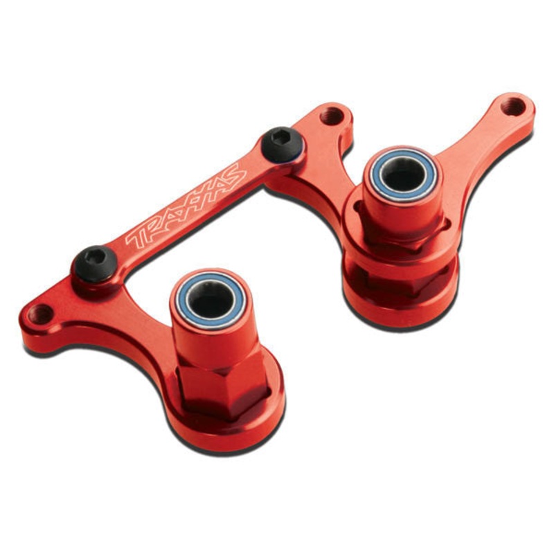 TRAXXAS 3743X Anodized Aluminum Steering Bellcranks Red