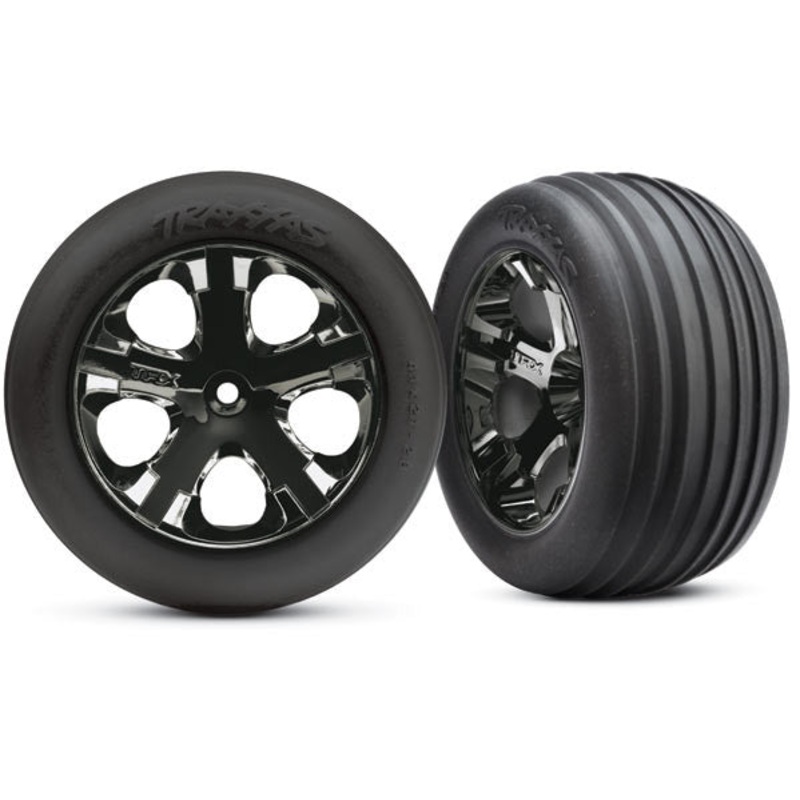 TRAXXAS 3771A Tires+Wheels Assembled Electric Front