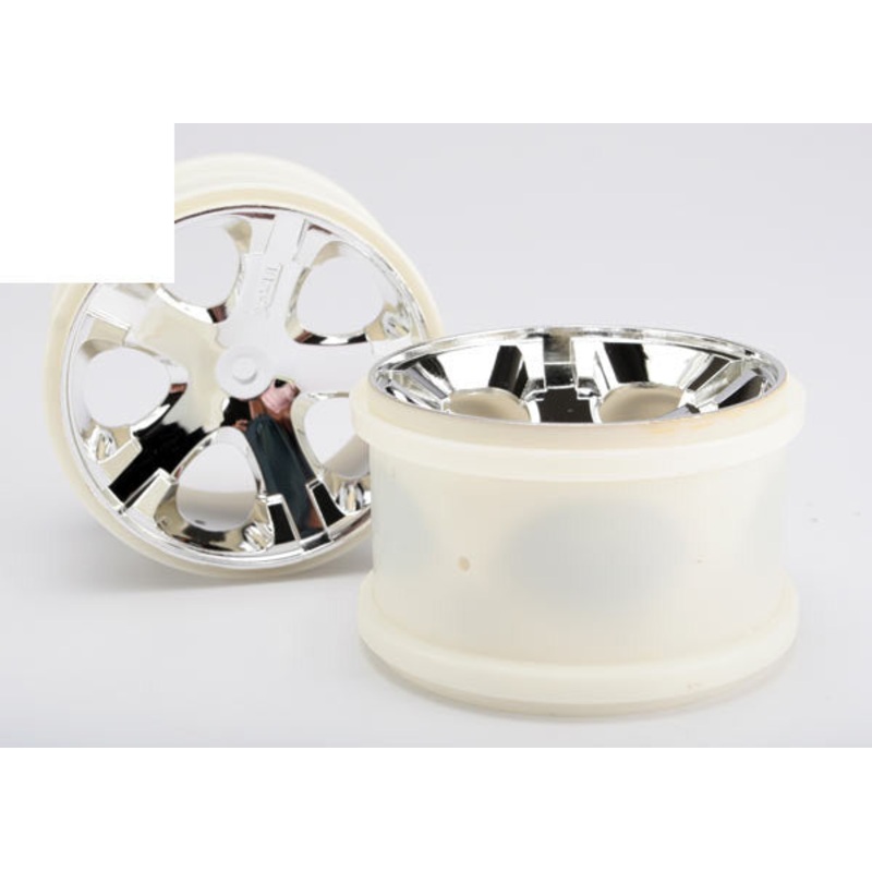 TRAXXAS 3772 All-Star Wheels 2.8 Rear Chrome