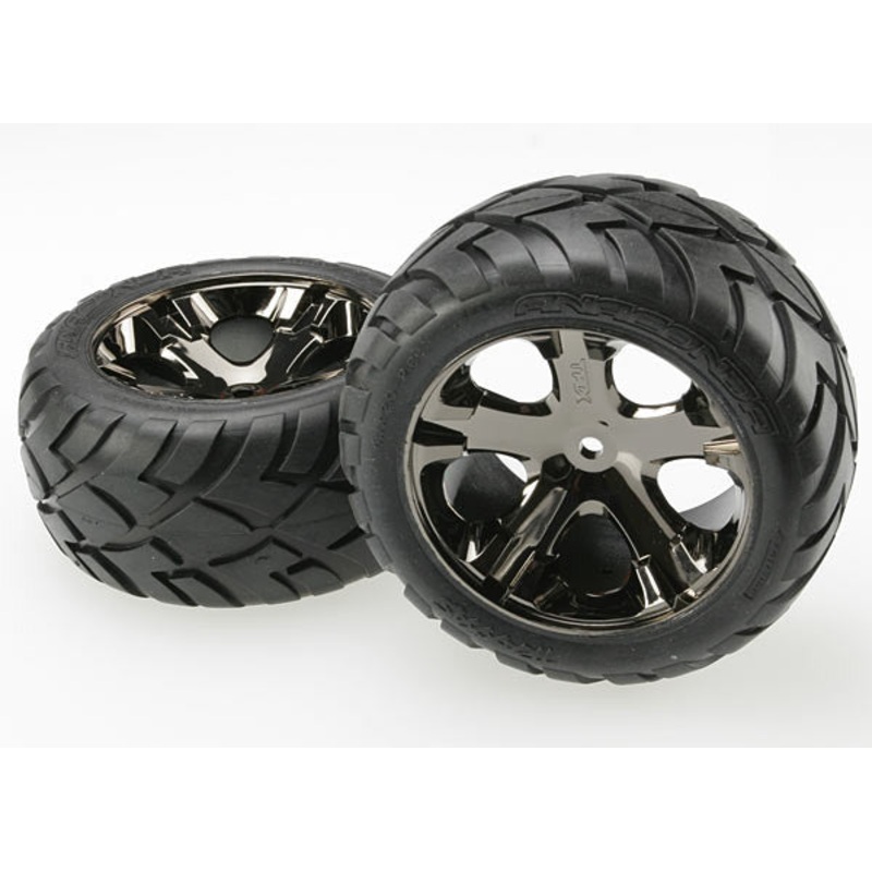 TRAXXAS 3773A Tires+Wheels Premounted Electric Rear